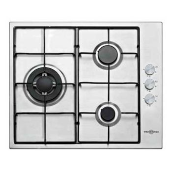 Placa Gas Vitrokitchen En630lib Butano Inox 3f