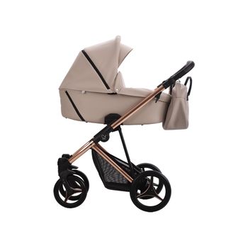 Adababy - Cochecito Torres, Carrito Bebe Hasta 22kg (4 Años), 2 Piezas Con Accesorios, Fácil De Plegar, Moderno, Funcional, Ligero Y Transpirable (beige)