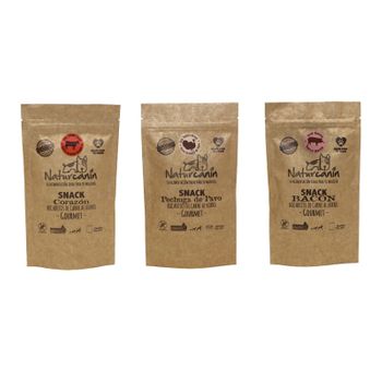 Pack De 3 Snacks Gourmet Para Mascotas Cárnicos