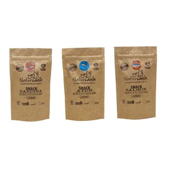 Pack De 3 Snacks Gourmet Para Mascotas Pescados