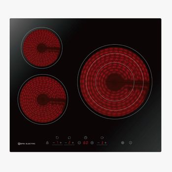 Placa De Inducción 30 Cm 2 Zonas De Cocinado Emih030-2f con Ofertas en  Carrefour