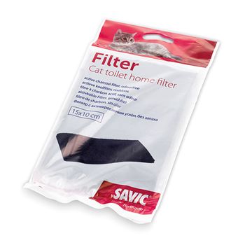 Filtro Para Arenero Savic | Filtro Para Bandeja De Arena De Gato | Filtro De Olores Para Caja De Arena