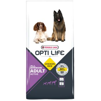 Alimento Para Perros Opti Life Adult Active Con Pollo Y Arroz 12,5 Kgs | Oferta Exclusiva