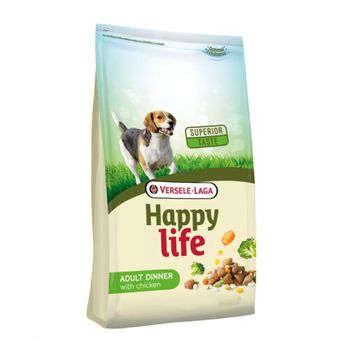 Alimento Para Perros Happy Life Adult Dinner Con Pollo 15 Kgs | Oferta Exclusiva