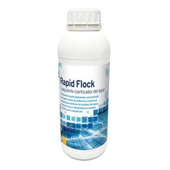 Fapid Flock 1 L Coagulante Clarificador Del Agua | Ayudan A Que El Filtro Atrape Las Pequeñas Partículas Del Agua | Oferta Exclusiva