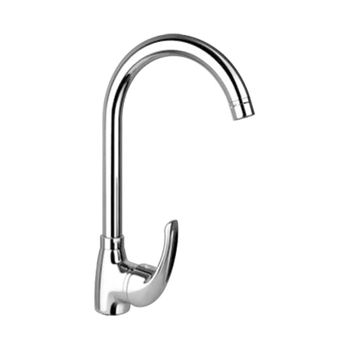 Grifo Monomando Vertical Curvo Para Fregadero Smart Ii Inox