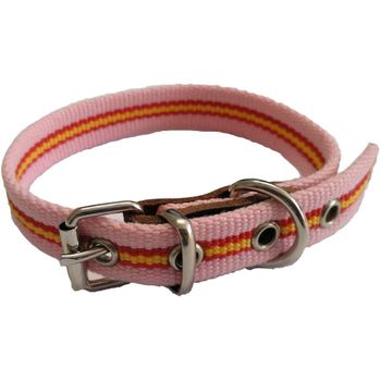 Collar De Perro Bandera De España  Rosa 25 Cms | Oferta Exclusiva