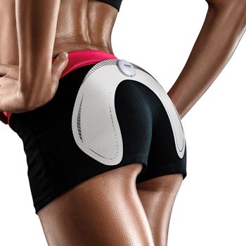 Electro estimulador Muscular para gluteos Color Blanco/Electroestimulador