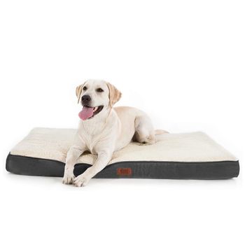 Cama Perro Grandes Ortopédica, Colchoneta Perro Lavable, Colchon Perro con  Funda Desenfundable, Relleno Grueso, Forma de Huevo, Tamaño XL, en