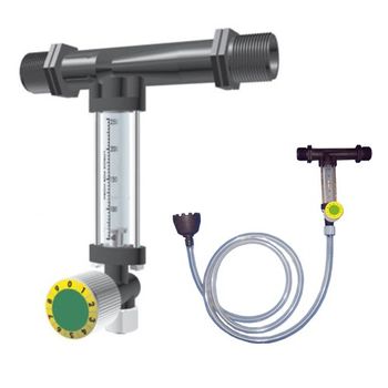 Inyector Venturi De Fertilizante 25ø 2mm Con Llave Dosificadora