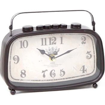 Reloj De Mesa Radio Vintage - Negro