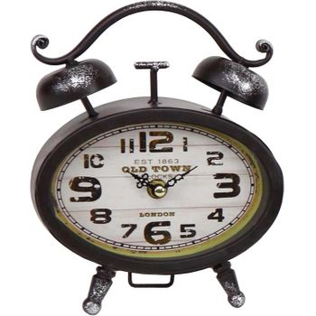 Reloj De Mesa Vintage - Negro