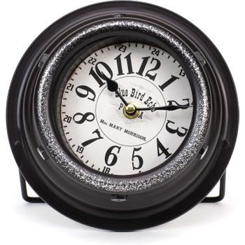 Reloj De Mesa Estilo Vintage - Negro