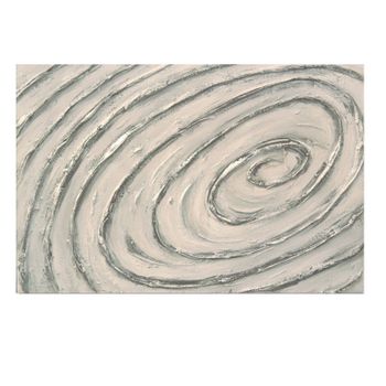 Tapa Contador Artesanal Twister Twister Blanco - Plata 50 X 36 X 6cm Cm