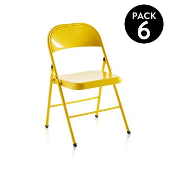 Pack 10 sillas plegables acolchadas o91