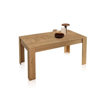 Mesa de comedor extensible L140, 190 cm VESON (Roble claro)