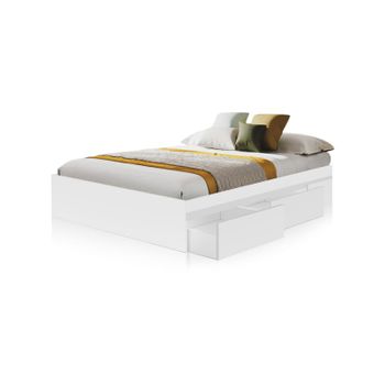 Cama Four Blanco Artik (blanco Mate) 196 X 37 X 156 Cm