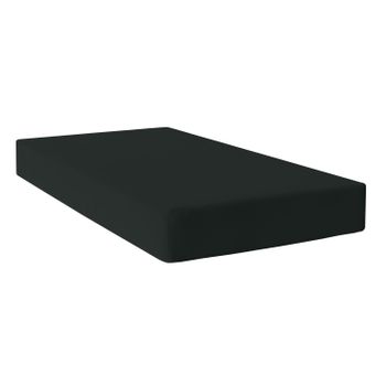 Funda De Almohada 100% Algodón Basic 45x110 Cm (cama 90) Negro con