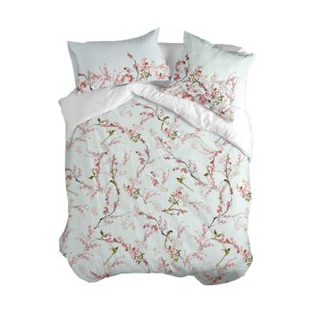 Funda de almohada 100% algodón multicolor 50x75 (x2) [cama 150/160]  CHINOISERIE