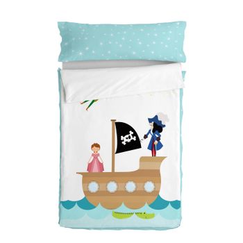 Saco Nórdico 100% Algodón Flying Boy 90x200 Cm (cama 90) Con Relleno Multicolor