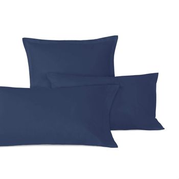 Funda De Almohada 100% Algodón Basic 80x80 Cm Azul Marino