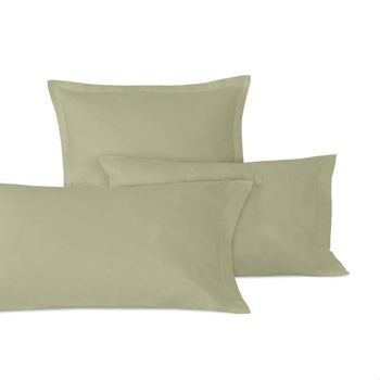 Set 2 Fundas De Almohada 50x75 De Lino Lavado Y Algodon Beige. con Ofertas  en Carrefour