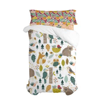 Juego Nórdico 2 Piezas 100% Algodón Harvestwood 140x200 Cm (cama 80) Multicolor