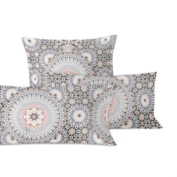 Set 2 Fundas De Almohada 50x75 De Lino Lavado Y Algodon Beige. con Ofertas  en Carrefour