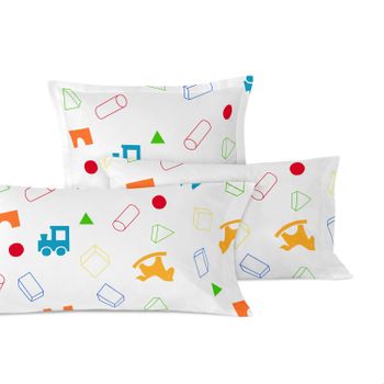 Funda De Almohada 100% Algodón Hotdog 45x110 Cm (cama 90) Multicolor con  Ofertas en Carrefour