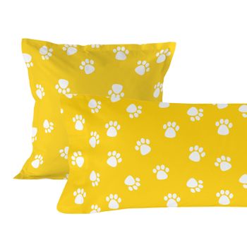 Funda De Almohada 100% Algodón Dogs 80x80 Cm Multicolor