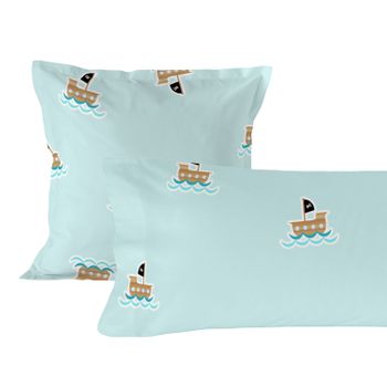 Funda De Almohada 100% Algodón Flying Boy 60x60 Cm Multicolor