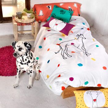 Juego Nórdico 2 Piezas 100% Algodón Greyhound 140x200 Cm (cama 80) Multicolor