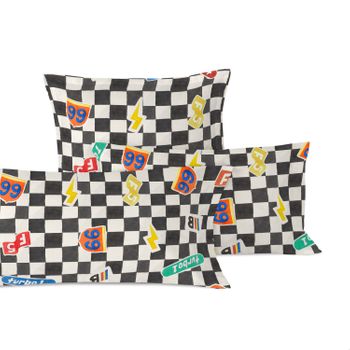 Funda De Almohada 100% Algodón Racer 60x60 Cm Multicolor