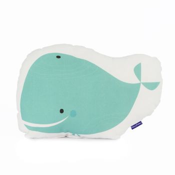 Cojín 100% Algodón Whale 40x30 Cm Multicolor