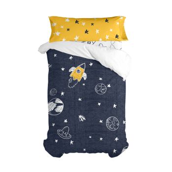 Juego Nórdico 2 Piezas 100% Algodón Starspace 180x220 Cm (cama 105) Multicolor