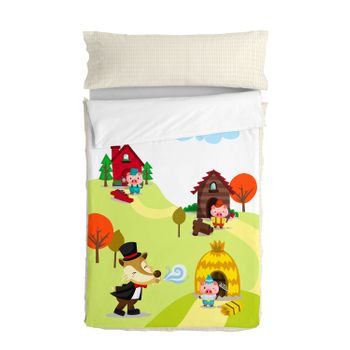 Saco Nordico Sin Relleno Limon Kawanimals Cama 105 con Ofertas en Carrefour