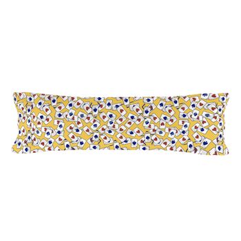 Funda De Almohada 100% Algodón Tea Time 45x125 Cm (cama 105) Multicolor