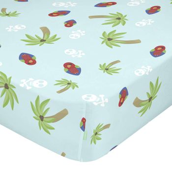 Bajera 100% Algodón Pirata 105x200x32 Cm (cama 105) Multicolor