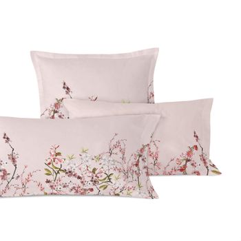 Funda de almohada 100% algodón multicolor 50x75 (x2) [cama 150/160]  CHINOISERIE