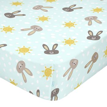 Bajera 100% Algodón Rabbit Family 90x200x32 Cm (cama 90) Multicolor