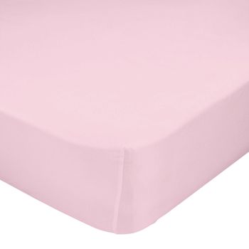 Bajera 100% Algodón Basic 140x200x32 Cm (cama 135/140) Rosa Palo