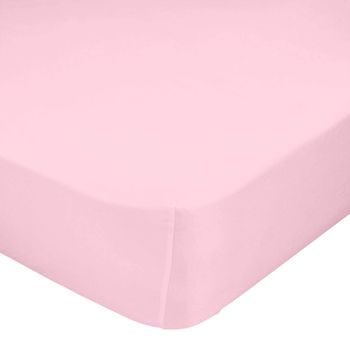 Bajera 100% Algodón Basic 160x200x32 Cm (cama 150/160) Rosa Palo