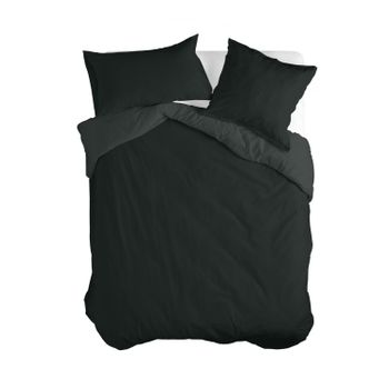 Alreya Funda de Almohada 100% Algodón Jersey 50x75 cm - Negro