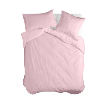 Funda Nórdica 100% Algodón Basic 180x220 Cm (cama 105) Rosa Palo