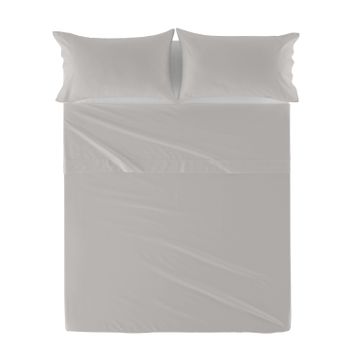 Sábana 100% Algodón Basic 160x270 Cm (cama 80/90) Gris