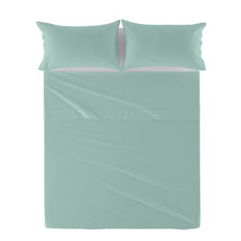 Sábana 100% Algodón Basic 180x270 Cm (cama 105) Menta