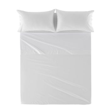 Sábana 100% Algodón Basic 180x270 Cm (cama 105) Blanco