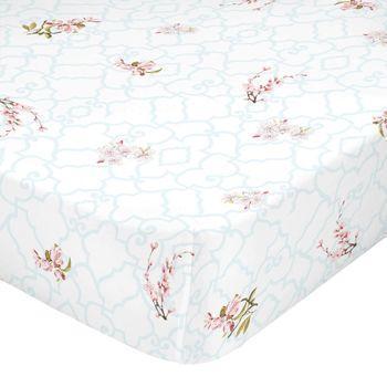 Bajera 100% Algodón Sakura 105x200x32 Cm (cama 105) Multicolor