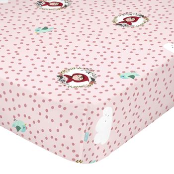 Bajera 100% Algodón Red Riding Hood 90x200x32 Cm (cama 90) Multicolor