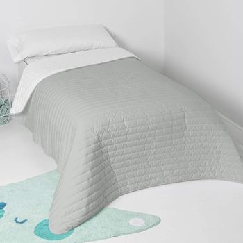 Colcha Bouti Reversible Y Funda De Cojín Donegal Cabugao Cama 90 Cm Cotton  Feeling con Ofertas en Carrefour